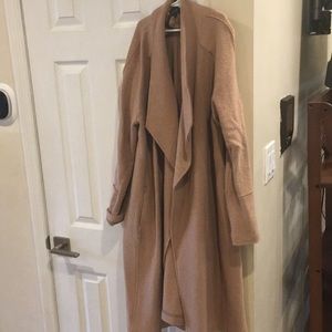 Tahari camel colored light coat, size M/L